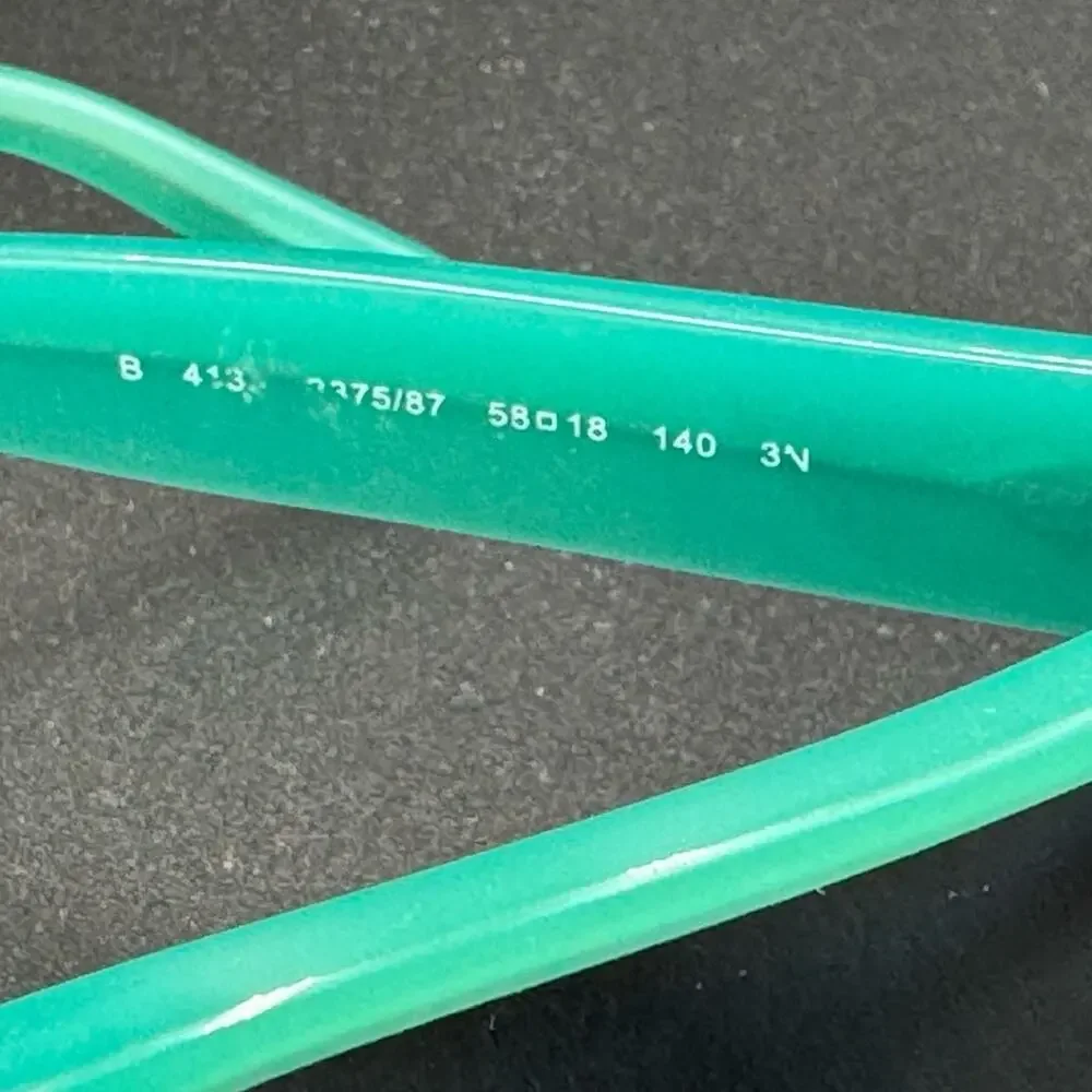 Burberry Women's Turquoise Sunglasses - Frames Only - Read remarks